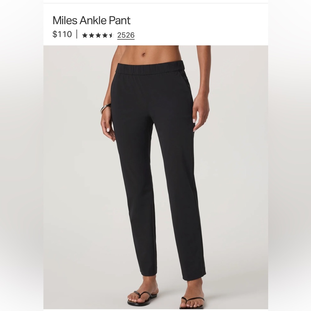 Vuori Women's Miles Ankle Pants